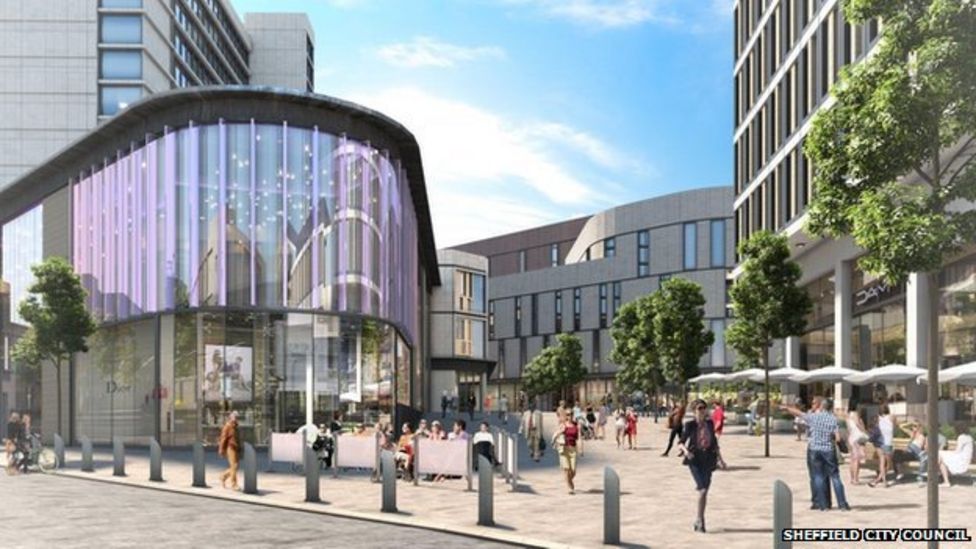 Sheffield Retail Quarter £480m development plans submitted BBC News