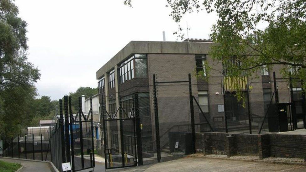 The reactor centre pictured before it was demolished