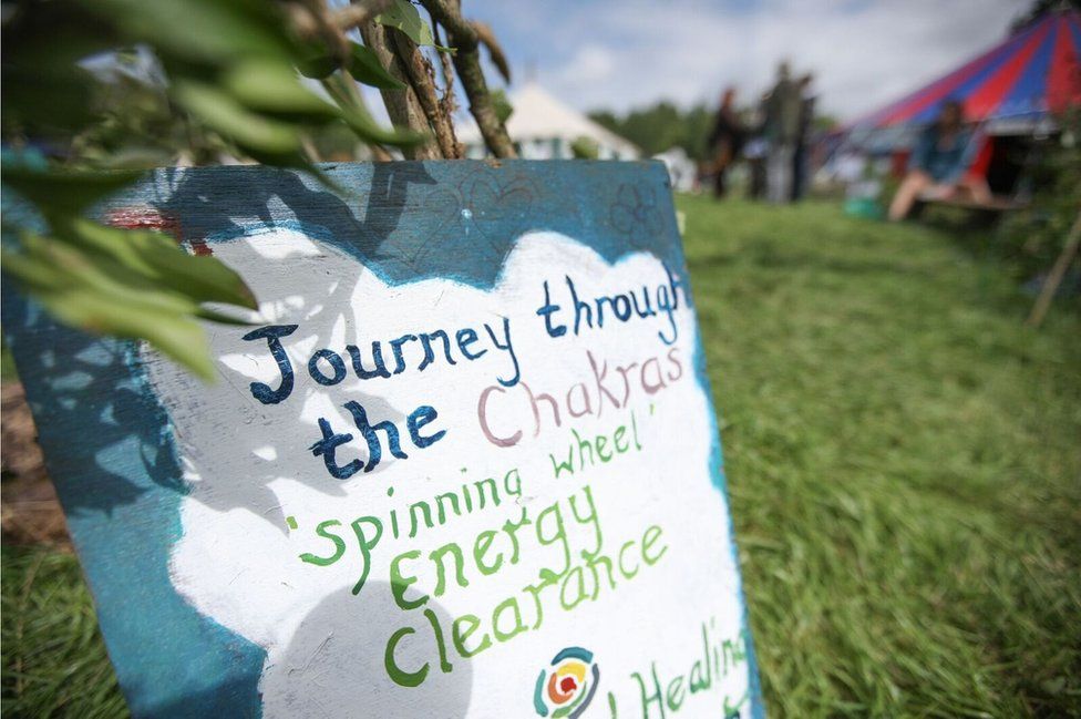 Workshops on offer in the Healing Field included Communicating with Fairies, Speed Date Heart Dowsing, How to Tame Your Dragon and a Journey through the Chakras.