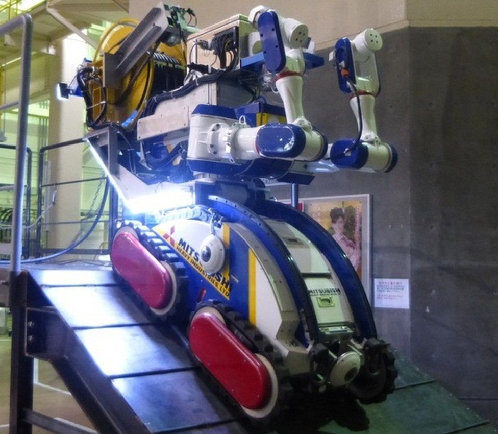 The experimental robot due to enter the Fukushima nuclear facility