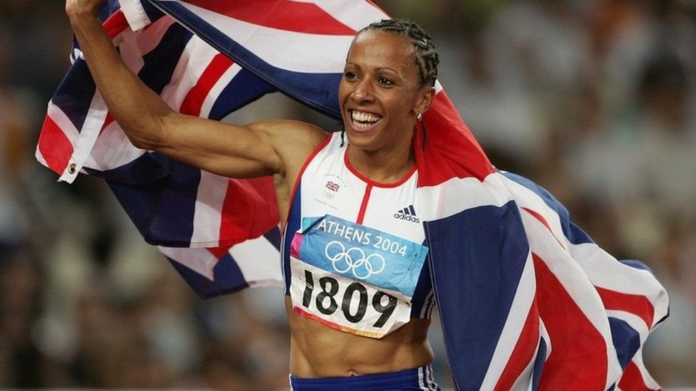 Dame Kelly at the 2004 Olympics