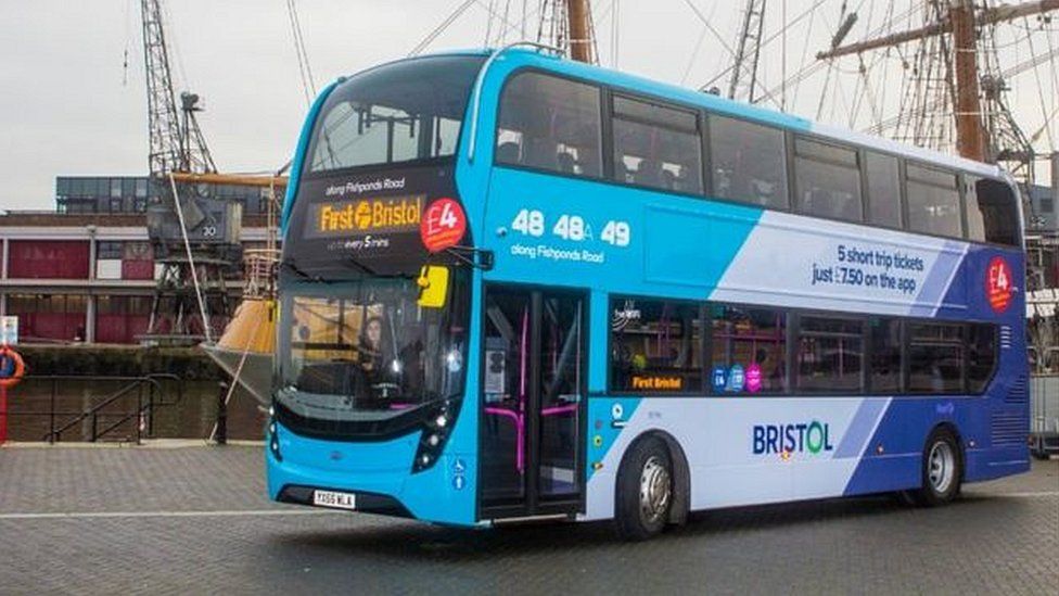 First Bus at Bristol Harbour