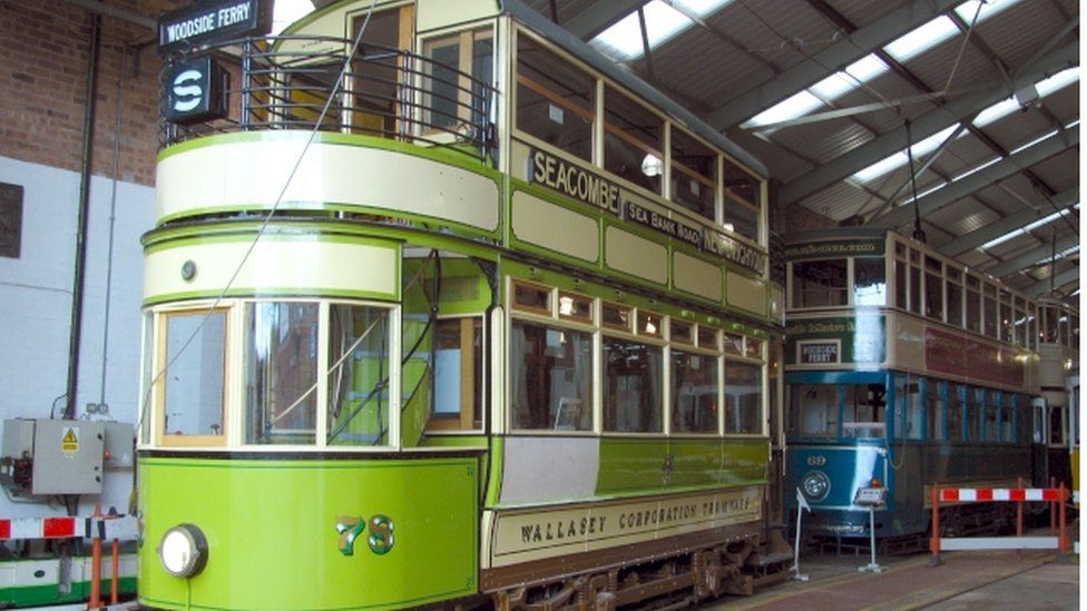 Trams at Wirral Transport Museum