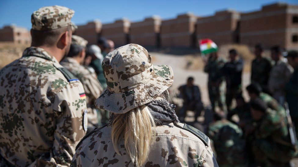 Coalition Forces Train Kurdish Peshmerga Troops To Fight Against ISIL