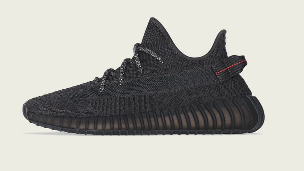 Adidas Yeezy Boost 350 in 'Black Static'