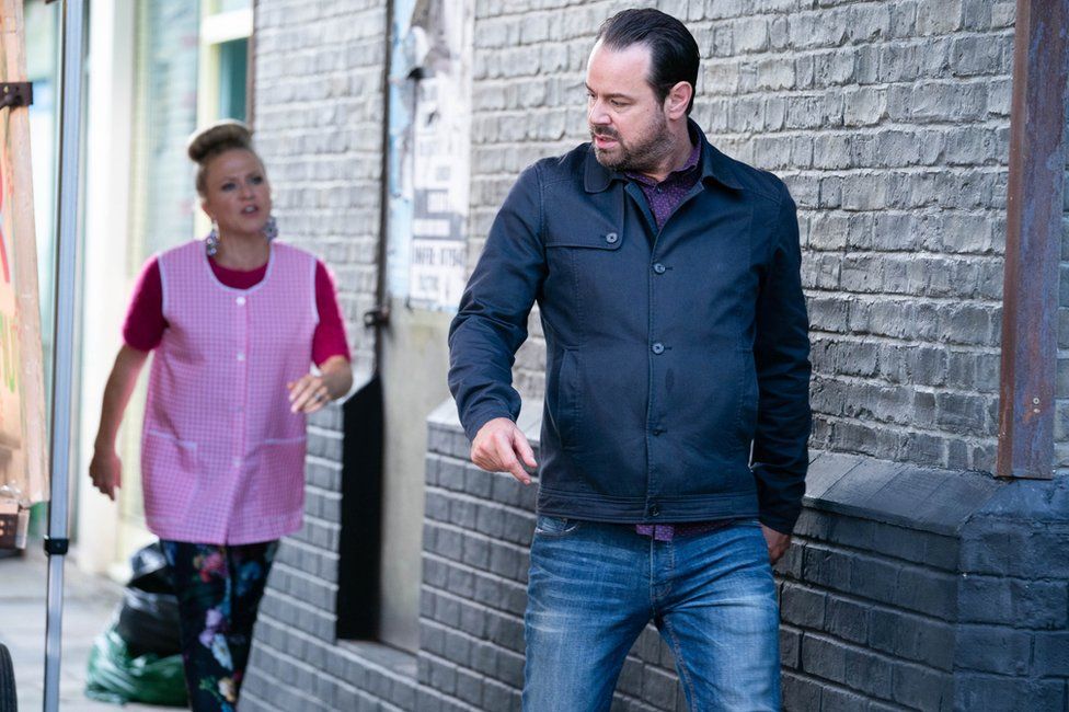 Danny Dyer and Kellie Bright