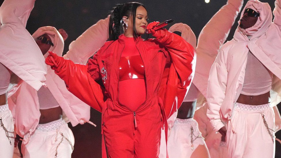 Rihanna's Super Bowl outfit 'puts Northern Ireland on world stage' - BBC  News