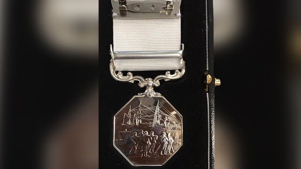 The Polar Medal, awarded to those who work to advance the knowledge of the polar regions