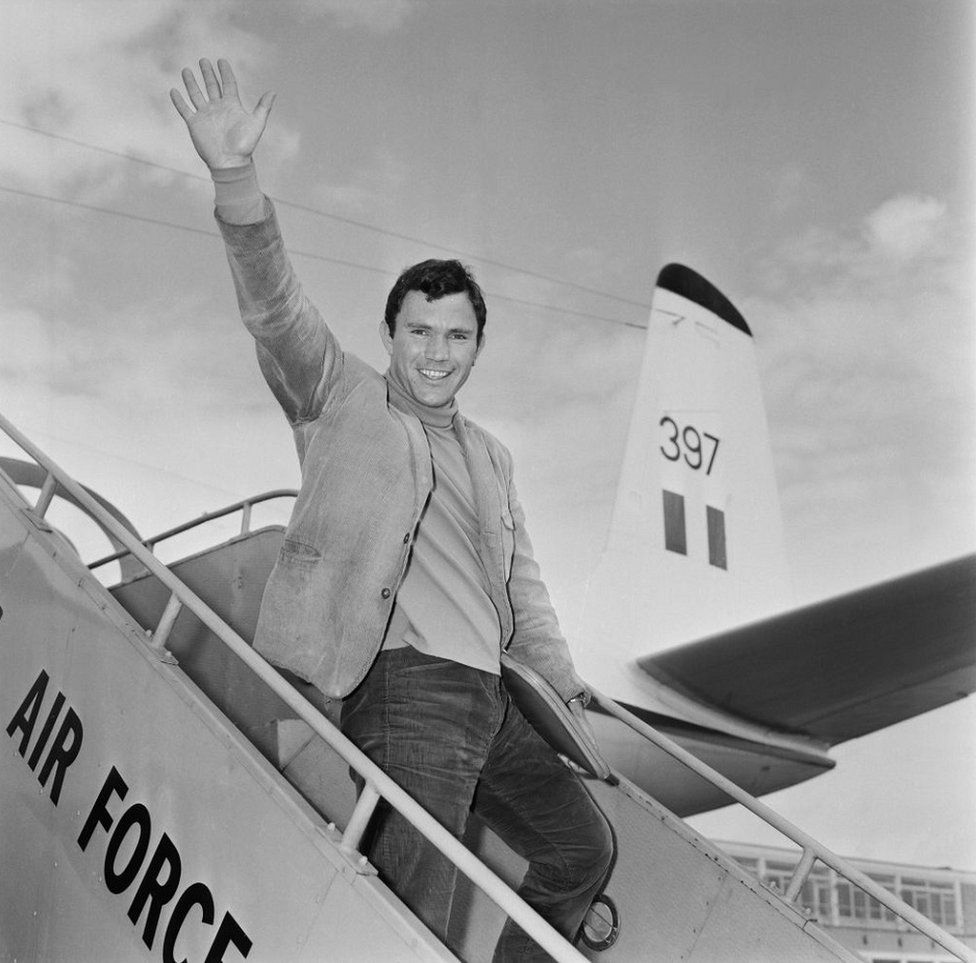 Tom McClean leaving Lyneham Airport for Newfoundland in May 1969