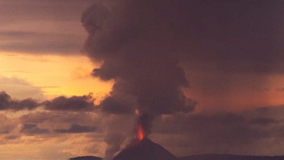 Anak Krakatoa eruption. Photo: 22 December 2018