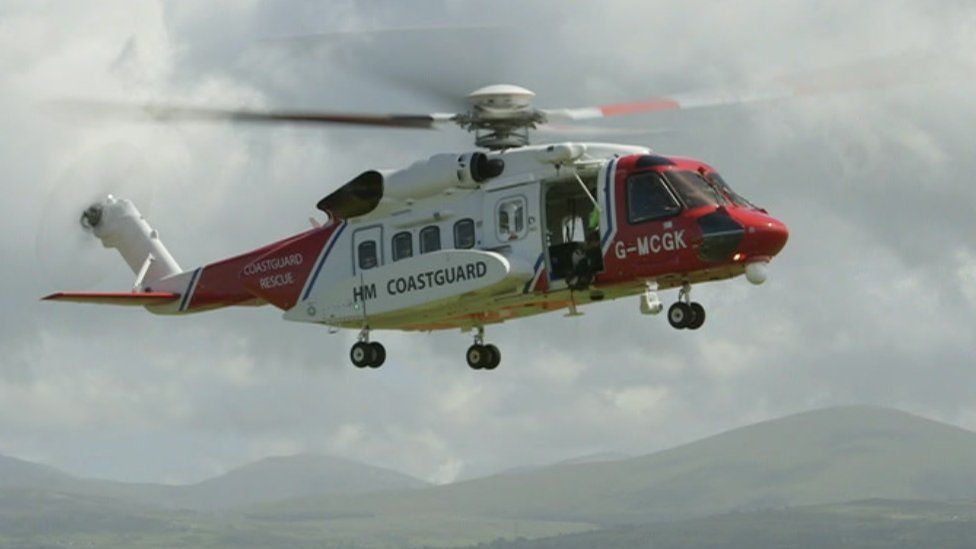 HM Coastguard helicopter