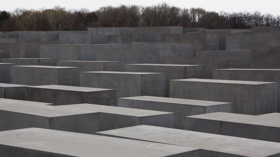 Memorial to the Murdered Jews of Europe in Berlin, Germany.