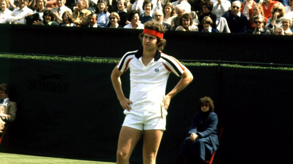 John McEnroe at Wimbledon in 1979