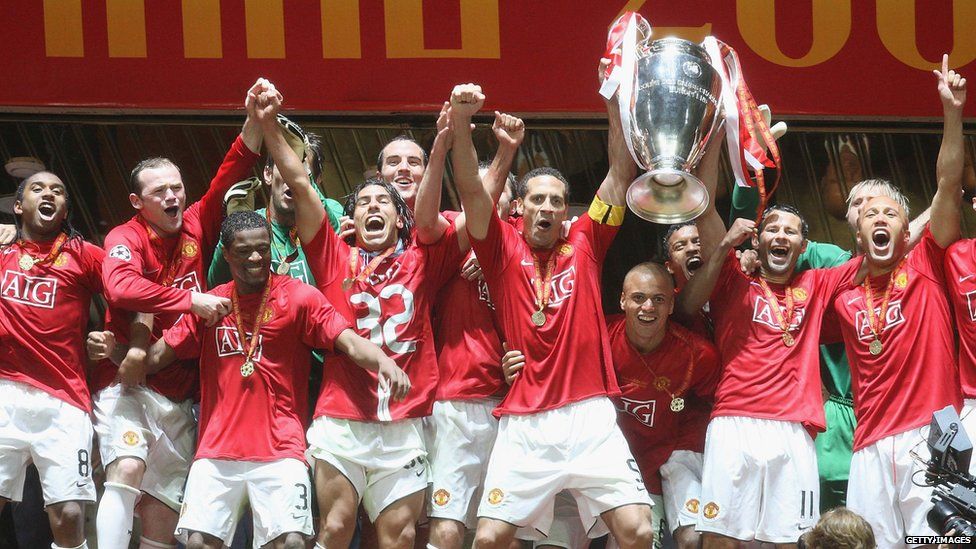 Manchester United win Champions League