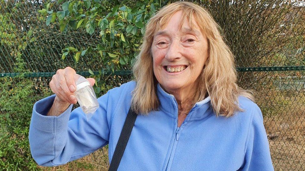 Barbara with the moth