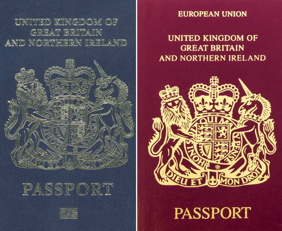 Blue Passport Announcement Divides Opinion In Wales Bbc News 1886