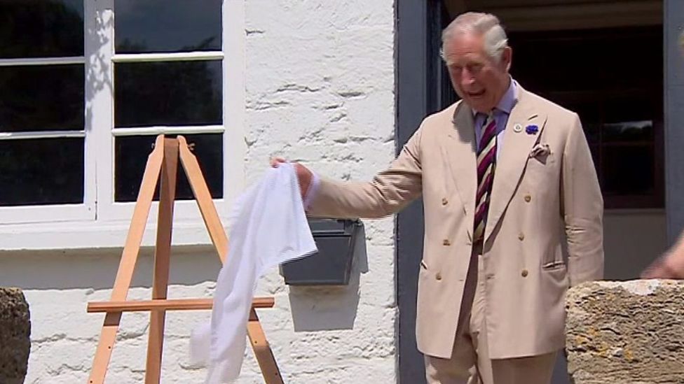 Prince Charles quizzes Tim Peake after space mission BBC News