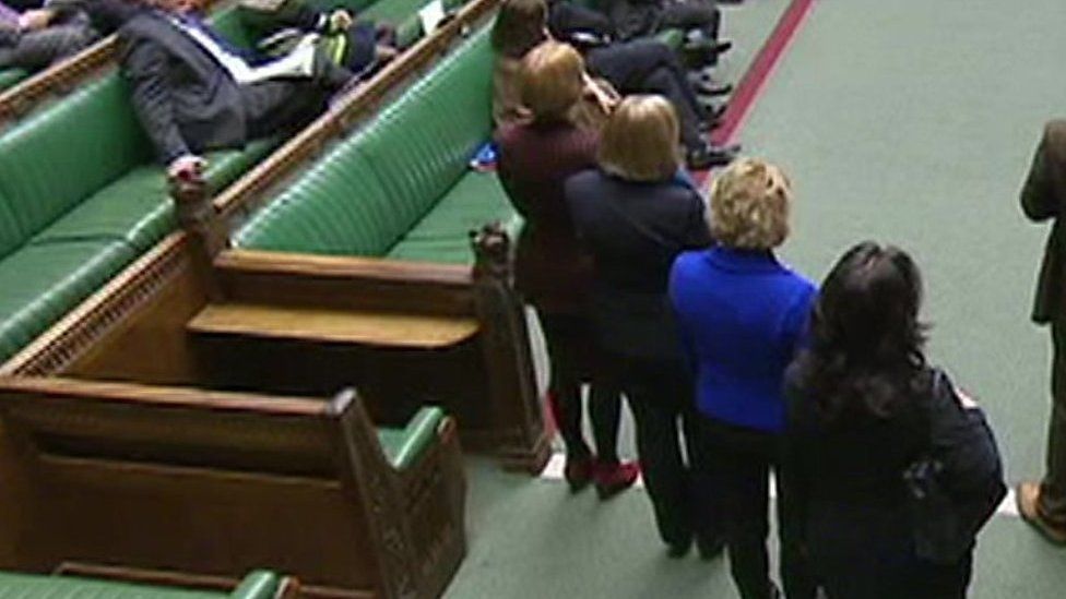 Former Tory MPs in House of Commons