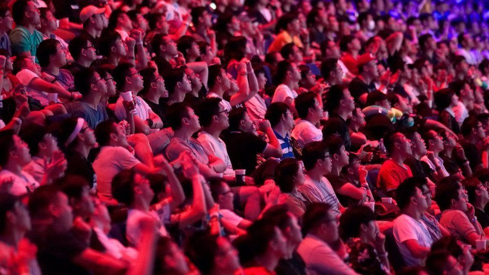Crowd at the international 2019