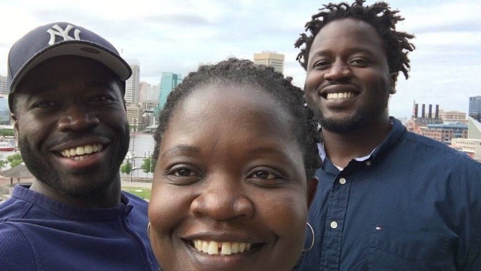 Photof Irvo Otieno and his family