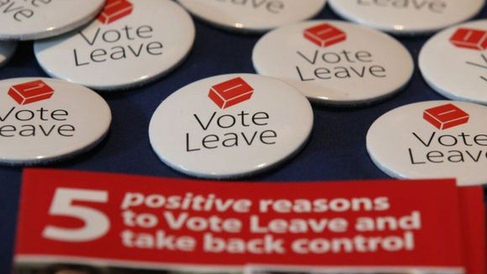 Vote Leave badges