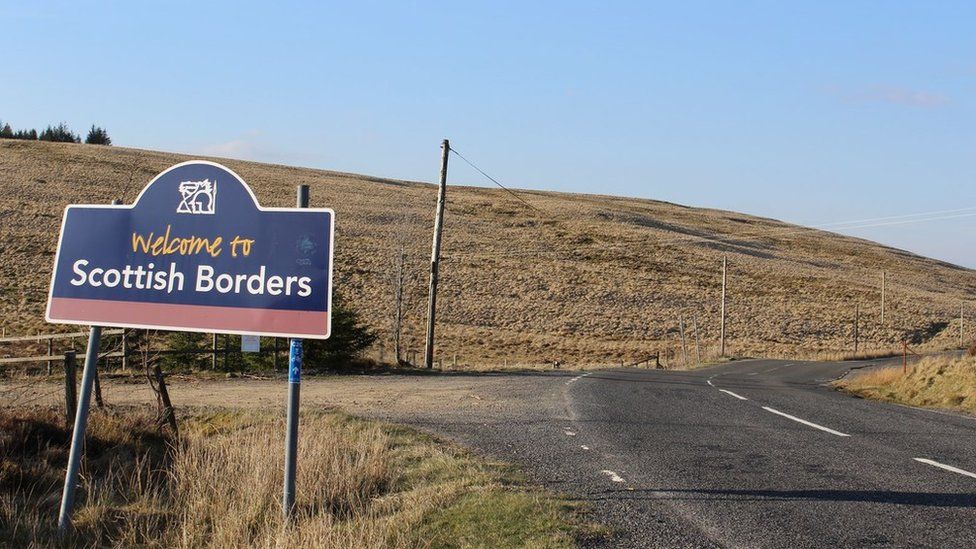 Scottish Borders sign