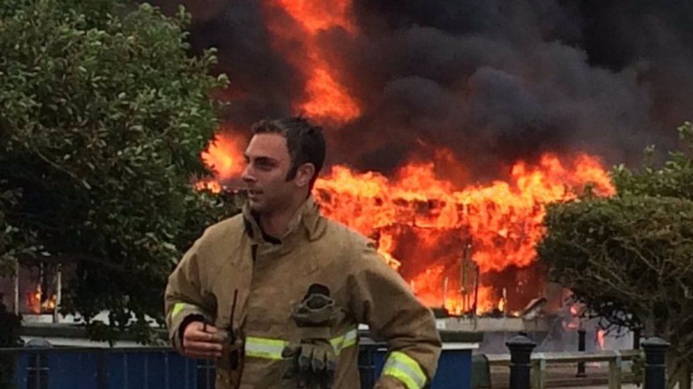 Selsey Academy Blaze reduces West Sussex school to a skeleton