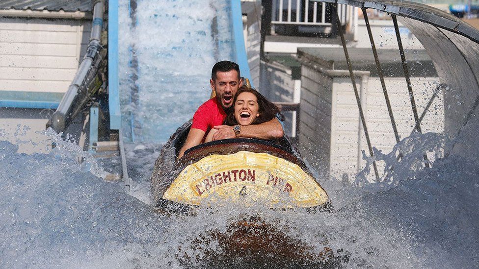 Water chute in Brighton