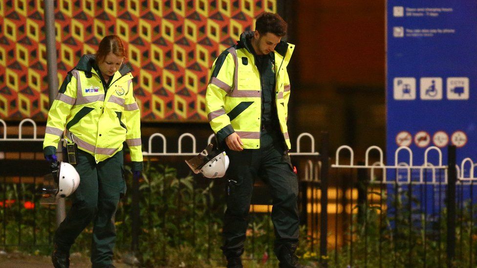 Paramedics at Manchester Bombing