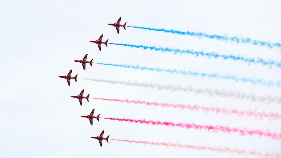 Air show in Portrush wows spectators BBC News