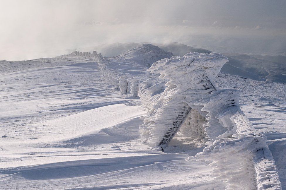 Allan Macdougall: Ice Sculpture on Plynlimon
