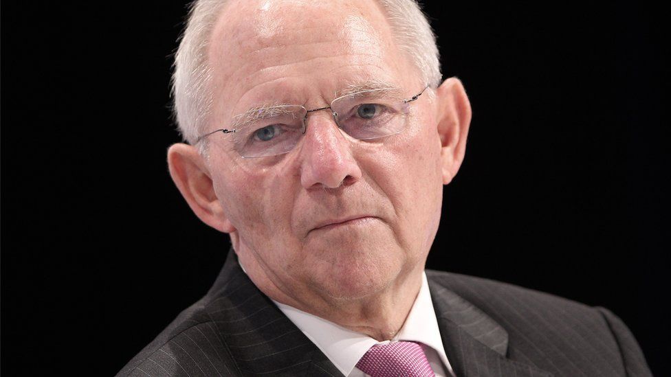 German Minister of Finance Wolfgang Schaeuble