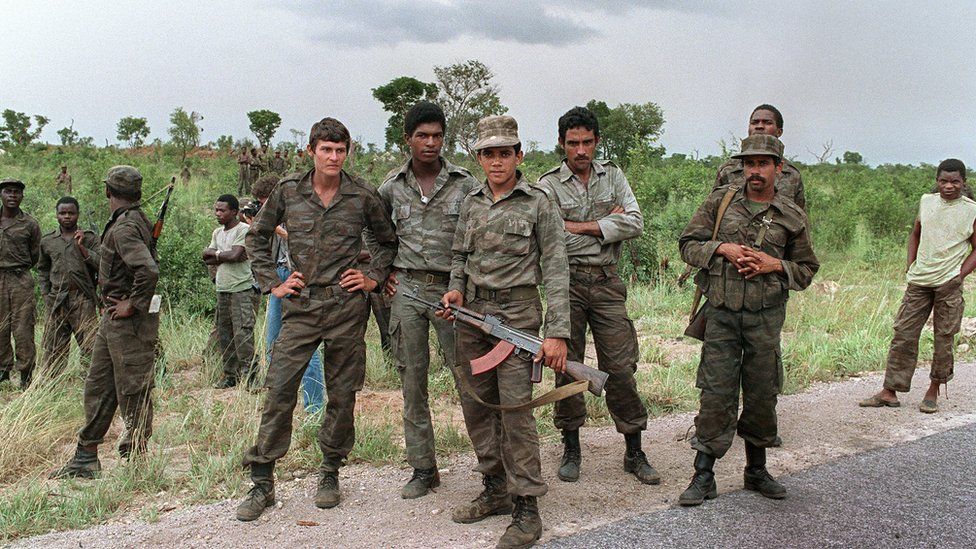 Fuerzas cubanas durante la guerra civil angoleña