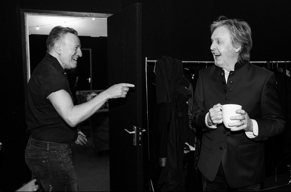 Backstage with Bruce