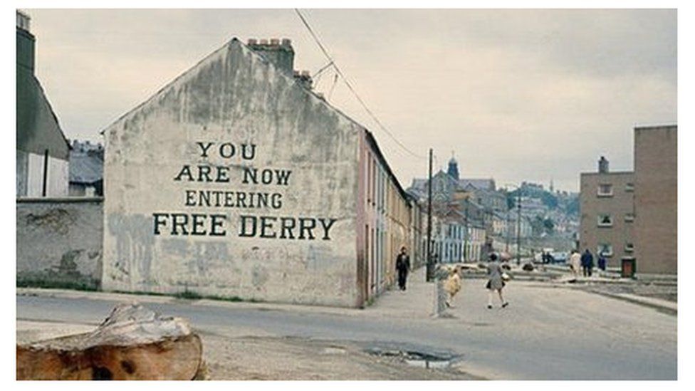 Bogside in Derry, 1972