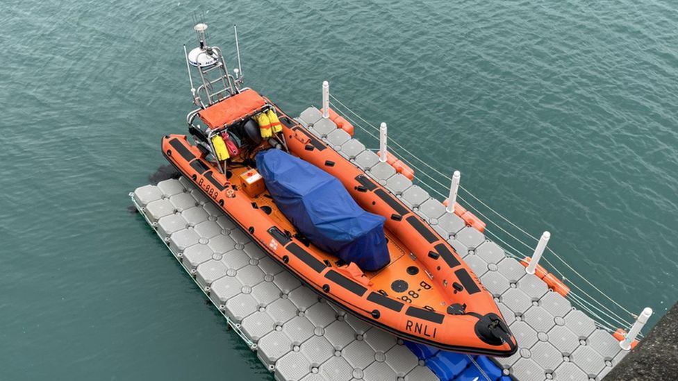 The Inshore lifeboat which has been on trial in Guernsey for the past 4 years