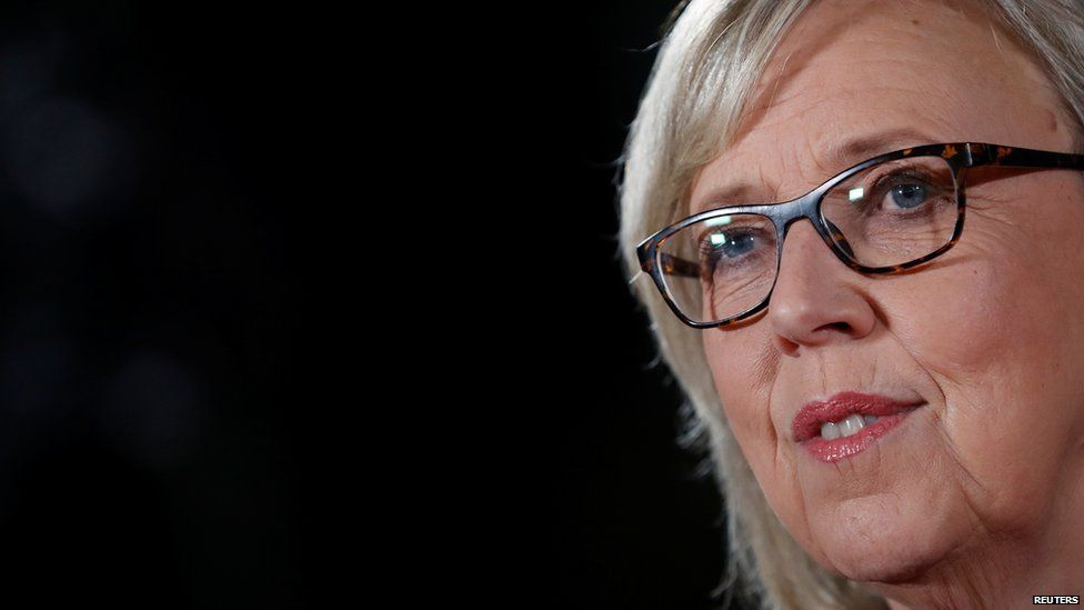 Canadas Green Party Leader Elizabeth May Steps Down Bbc News 3389