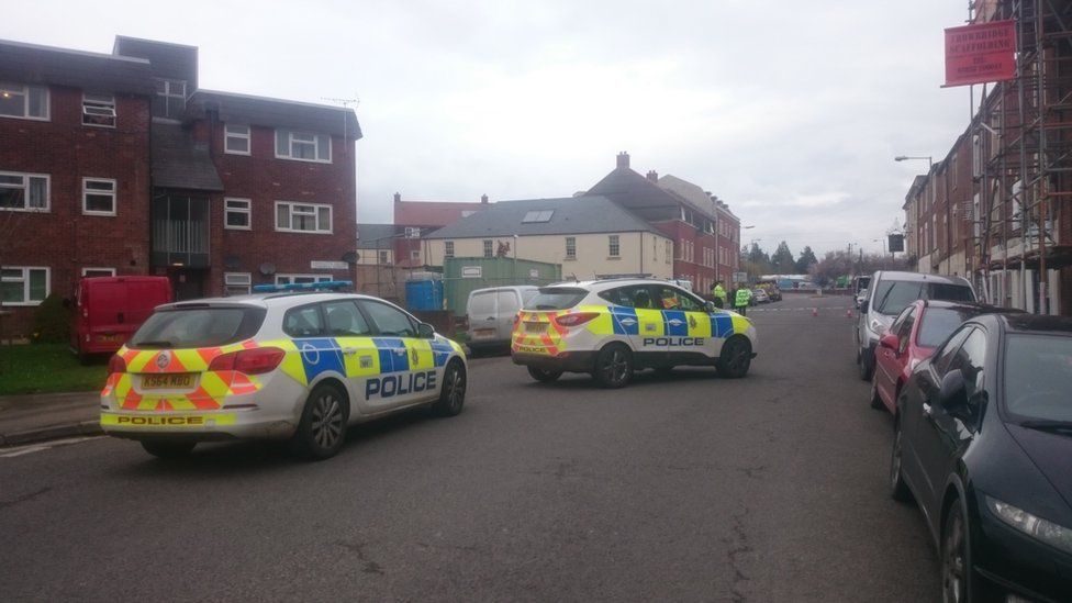 Scene of Trowbridge murder