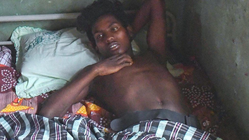 Sharath, a 14-year-old tribal boy, got fractured ribs after a wild elephant attacked him last month in the same area where Paul was killed