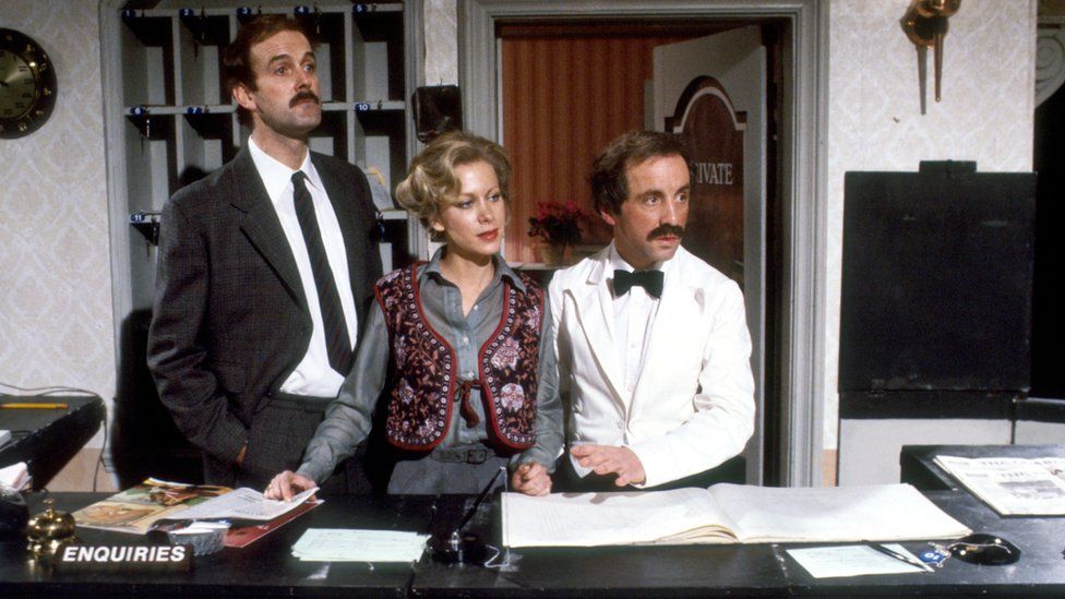 A scene from BBC comedy Fawlty Towers