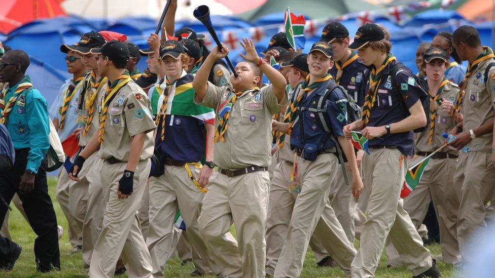 South African Scouts at the jamboree