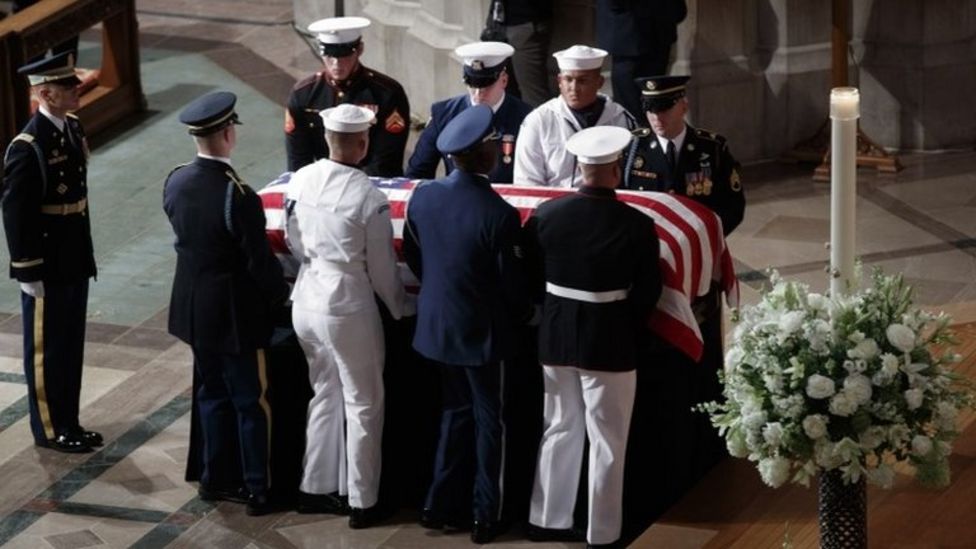 Was God Save the Queen played at John McCain's funeral? - BBC News