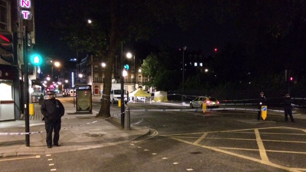 Scene of knife attack Russell Square