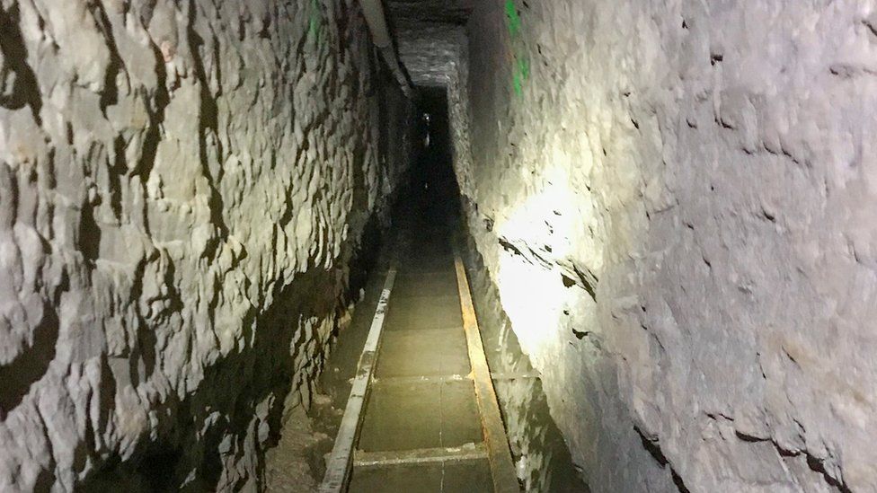 The "Baja Metro Tunnel", which US Customs and Border Protection (CBP) says is the longest illicit cross-border tunnel ever discovered