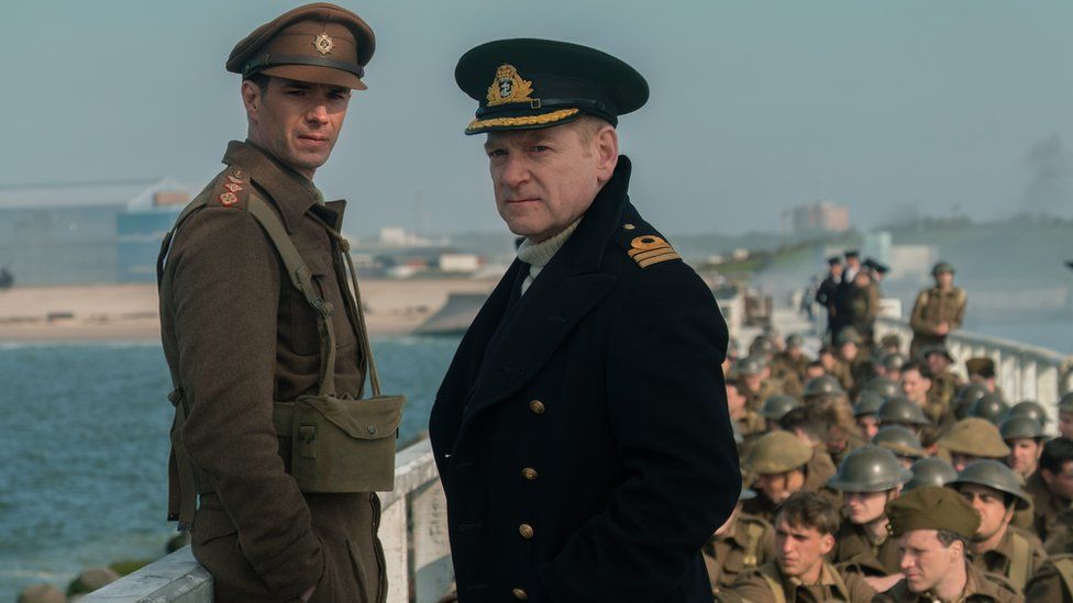 James D'Arcy and Sir Kenneth Branagh in Dunkirk