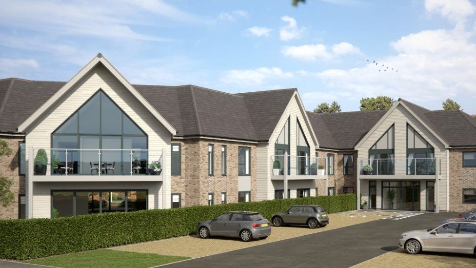 CGI of the proposed complex at Linton
