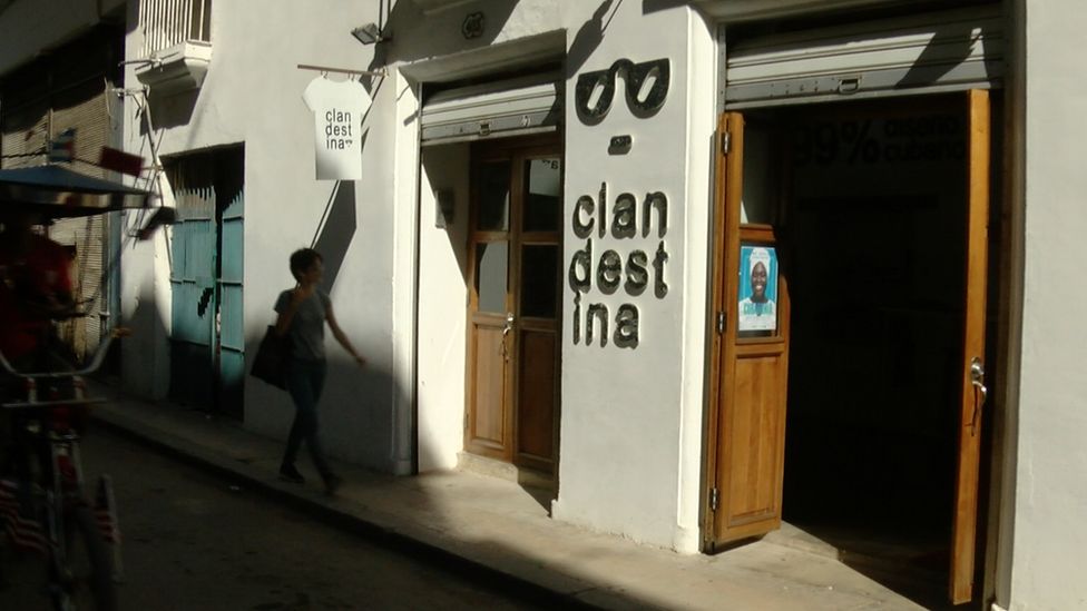 The Clandestina design store in Havana