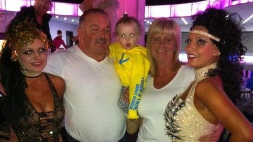 The Cockburn family who died in the crash on the A18