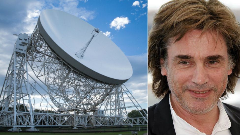 The Lovell Telescope and Jean Michel Jarre