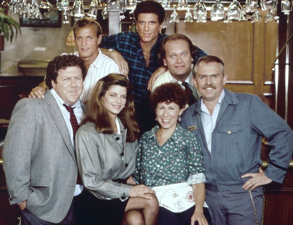 The cast of NBC's Cheers